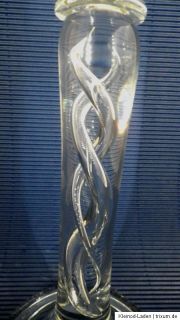 Kerzenständer Kristall Kristallglas mit Blase H22,5cm