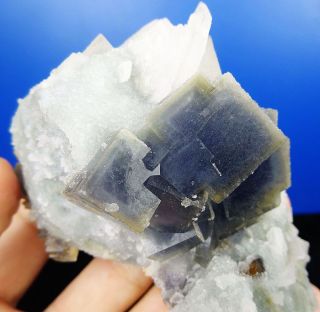 Fine Mineralien  FLUORIT, Baryt ,Sphalerit ~Jiangxi,China