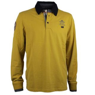 NZA langarm Polo Shirt gelb NEU Gr. M L XL XXL 3XL New Zealand