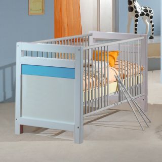 NEU* Komplett Babyzimmer weiss   blau Eck   Kleiderschrank