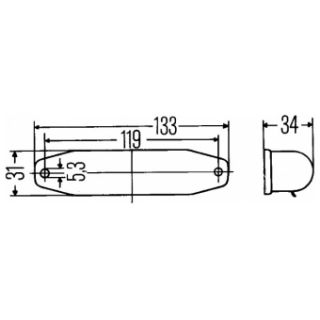 HELLA 2AB 001 208 001 LESELEUCHTE