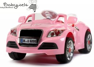 12V Kinder Elektro Auto Cabrio pink 60W Fernbedienung *stärker und