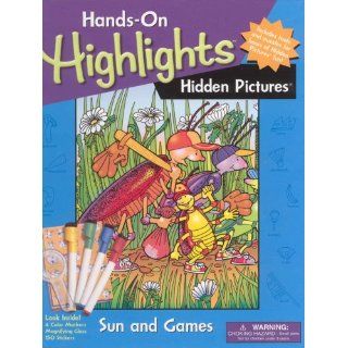 Hidden Pictures Sun and Games [With 150 Stickers and 4 Color Markers