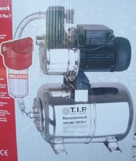 Hauswasserwerk HWW 1300 Plus F Gartenpumpe Inox Pumpe