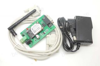 Serial RS232 to 802.11 b/g/n WiFi Module Converter with antenna