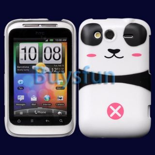 New Stylish Cute Panda Hard Case Cover Skin For HTC Wildfire S G13