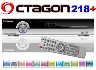 Octagon SF 218 CX Plus 12/24/230Volt Sat Reseiver.