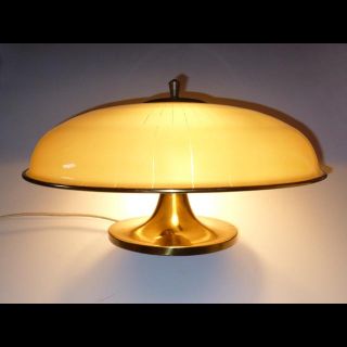 alte Lampe Deckenlampe Plafoniere Art Deco Bauhaus Kaiser Messing lamp