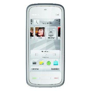 Nokia 5230 Navi Smartphone 3,2 Zoll white chrome 