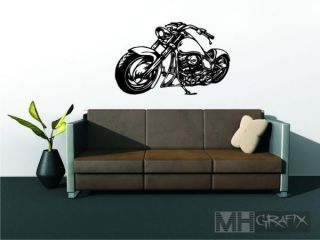 Wandtattoo Motorrad Wandtatoo Harley 75 cm Wandbild