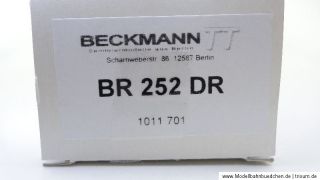 Beckmann 1011701 – E Lok BR 252 004 7 der DR, digital