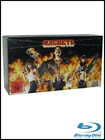 Machete Limited Edition Figurine Gift Set Blu Ray
