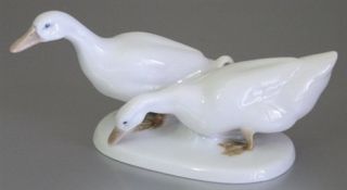 Rosenthal Himmelstoss Figur 2 weiße Enten