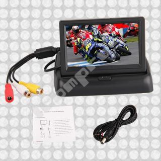 Zoll Auto TFT Farb Monitor für DVD Rückfahrkamera Klappbar