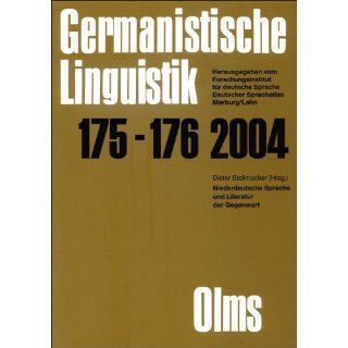 Linguistik / Niederdeutsche Sprache und Literatur der Gegenwart 175