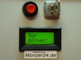 MÜNZAUTOMAT NZR ZMZ 0215 MÜNZZEITZÄHLER KASSIERGERÄT, MÜNZER 24