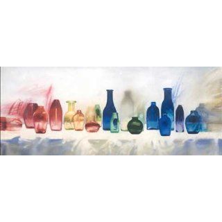 Bettina Clowney   Rainbow In Glass   Kunstdruck   Flaschen in