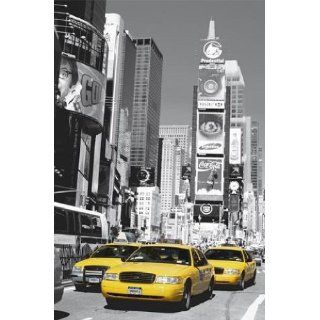   Times Square, Gelbes Taxi Fototapete Poster Tapete (175 x 115 cm