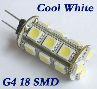 Birne weiss G4 18 SMD LED 5050 Chip Strahler Leuchte Lampe Licht 12V