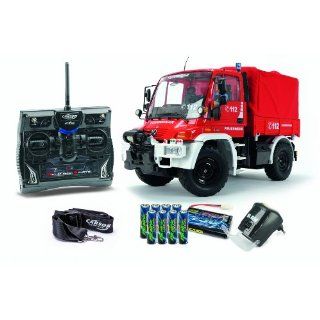 Carson 500707109   112 Unimog Feuerwehr 100% RTR, Modellbau 