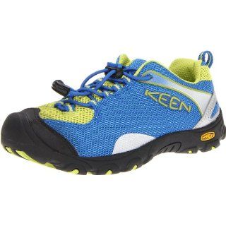 Keen Halbschuhe Toddler Jamison strong blue/bright cartreuse