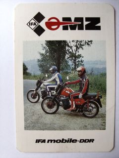 DDR Taschenkalender 1990 IFA mobile MZ ETZ ( 273