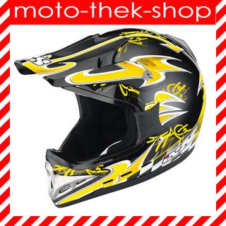 IXS Helm HX269 MX Cross Motocross Motorrad Gelb Gr. M