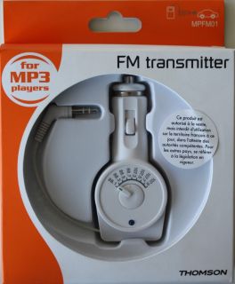 Thomson FM Transmitter Sender fuer iPod iPhone  Handy CD MD Player