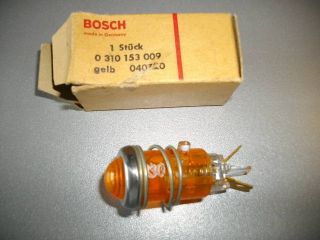 Alte Boschlampe Kontrollampe Kontrolleuchte OVP Pappkarton Oldtimer