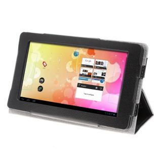 Protective Leather Case Cover for Newsmy NewPad T3 Tablet PC Black
