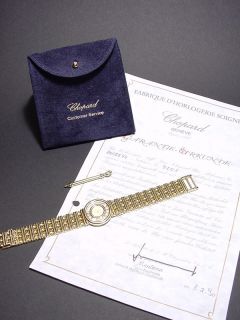 Elegante Chopard Damen Uhr   Happy Diamond   Gold 750 & edelste