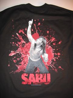 ECW SABU Death Defying Maniac Wrestling T shirt WWE TNA