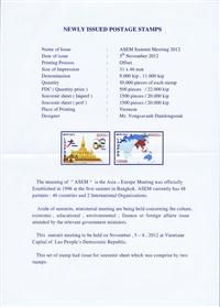 ASEM Gipfeltreffen 2012 (237B)  FDC  / 2228B (237B) FDC LAO