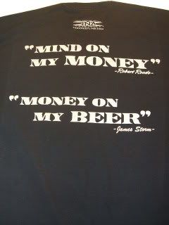 BEER MONEY Robert Roode James Storm TNA T shirt NEW