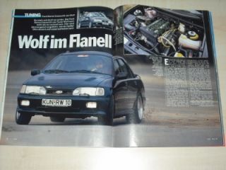 Rallye Racing 03/1991 Das überauto Ford Sierra Cosworth von Wolf mit
