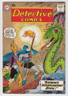 DETECTIVE COMICS # 282 Batman MARTIAN MANHUNTER 1960
