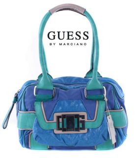 Guess Shopper Schultertasche Tasche Blau / Türkis #418