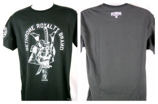 Dethrone Royalty Warrior Black T shirt New