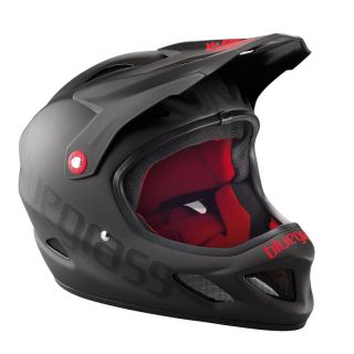 Bluegrass Explicit Full Face DH BMX DJ Helmet Black Red Medium 56 58cm
