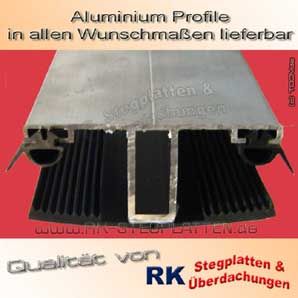 Verlegematerial Alu Unterlegbandsystem Mittelprofil, 16 mm