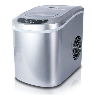 Jago EWZB02silber Eiswürfelmaschine 220 240V, 50Hz GS geprüft