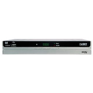 TelSKY S 220 HD digitaler HDTV Sat Receiver silber 