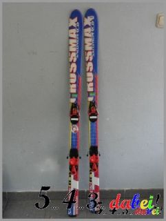  Kussmax Kinder Carver Jugendski Ski mit Salomon 305 Bindung 140 cm