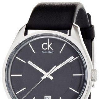 Calvin Klein Herren Armbanduhr XL Analog Leder K2H21102