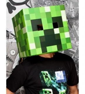 Minecraft Creeper Head Cardboard Costume Mask *New*