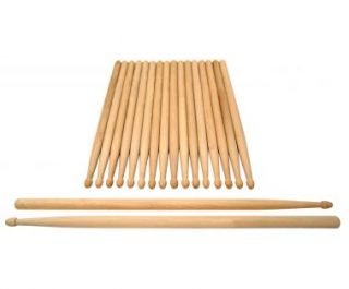 XDrum Classic 7A Wood Drumsticks 10er Pack 10 Paar Sticks Hickory