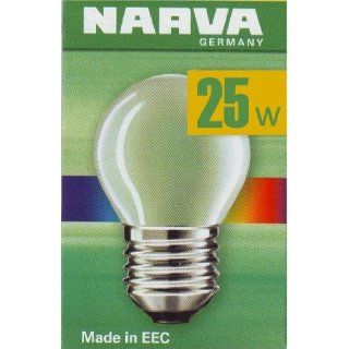 10x NARVA Kugellampe AT / 25W / 230 V / E27 / klar 