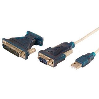 LogiLink Adapter USB 2.0 to Seriell 9+25 Pinvon LogiLink