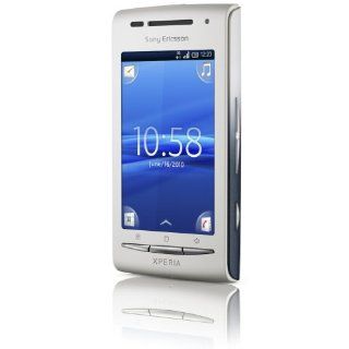 Sony Ericsson Xperia X8 Smartphone weiß/blau Elektronik