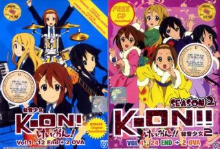 ON  Season 1+2 Anime DVD ~ Vol. 1 36 End + 4 OVA